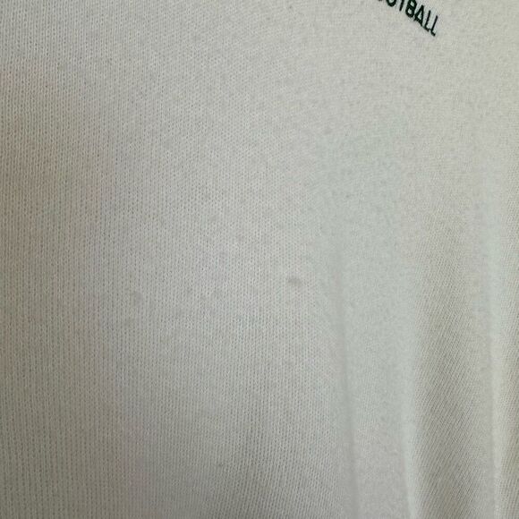 Champion Vintage 80s Unisex Michigan State Football Cream Acrylic V Neck Sweater - Picture 7 of 10